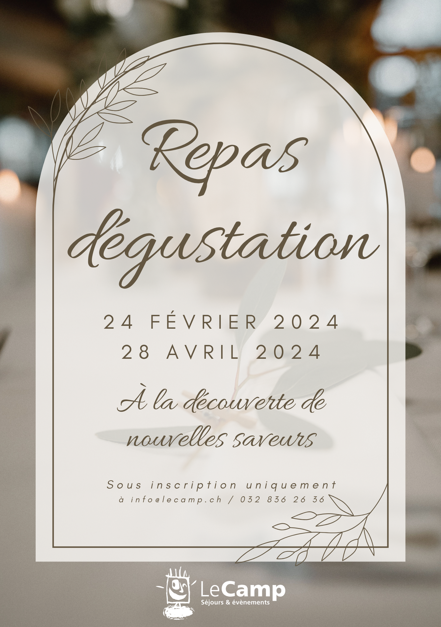 Repas dégustation 2024 Flyer A5 1