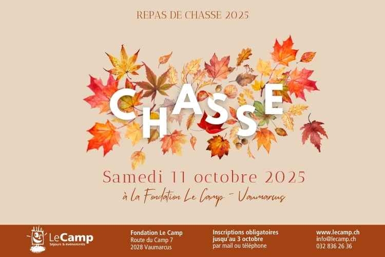 Réservez vos places pour le repas de chasse 2025